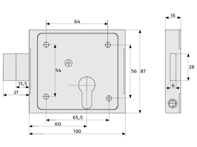 AUFSCHRAUBSCHLOSS PZ