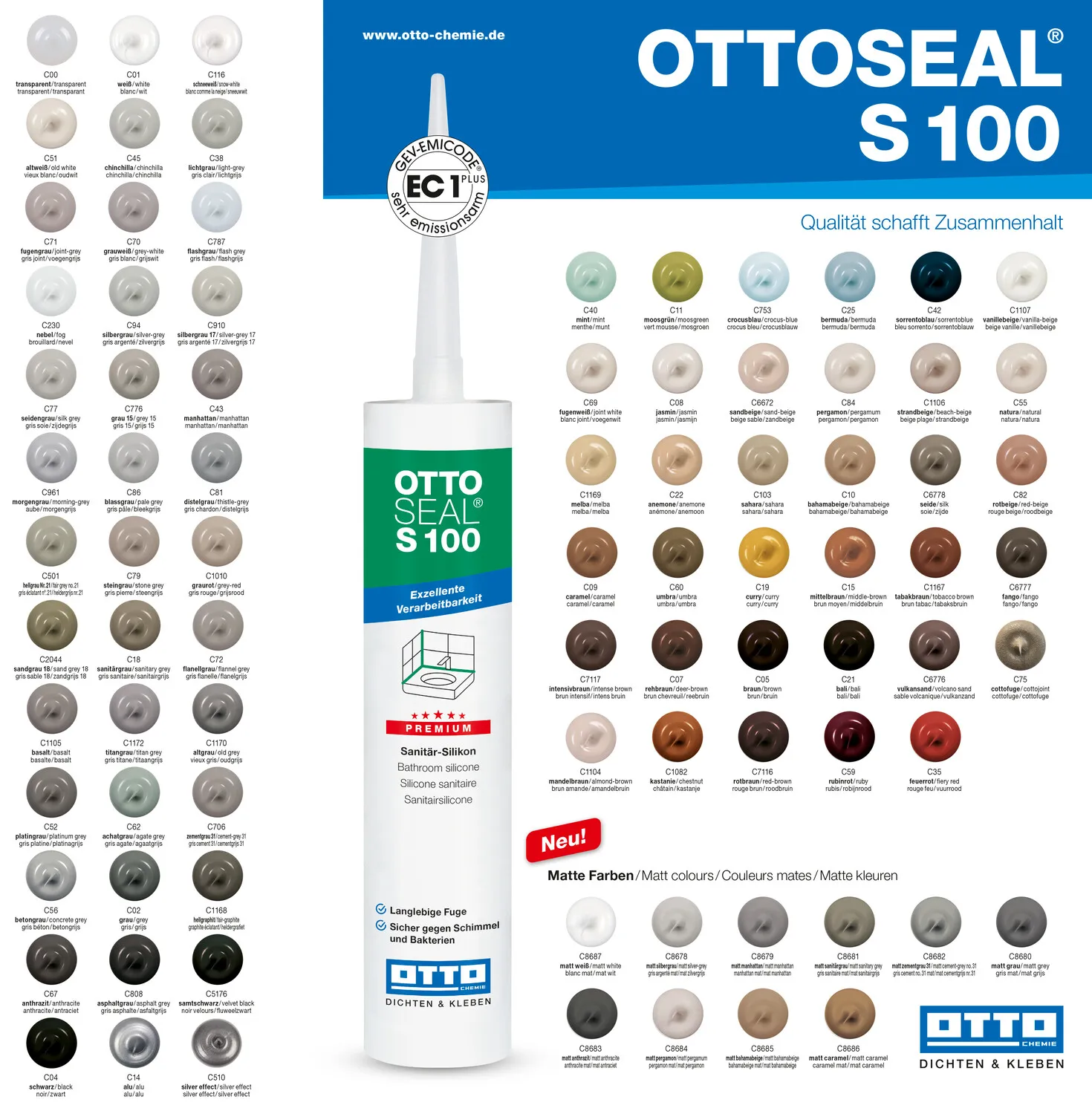 OTTOSEAL S 100 C6777 fango 300ml