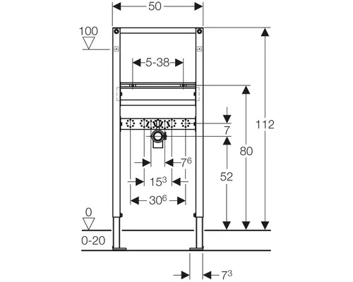 MONTAGEELEMENT GEBERIT DUOFIX
