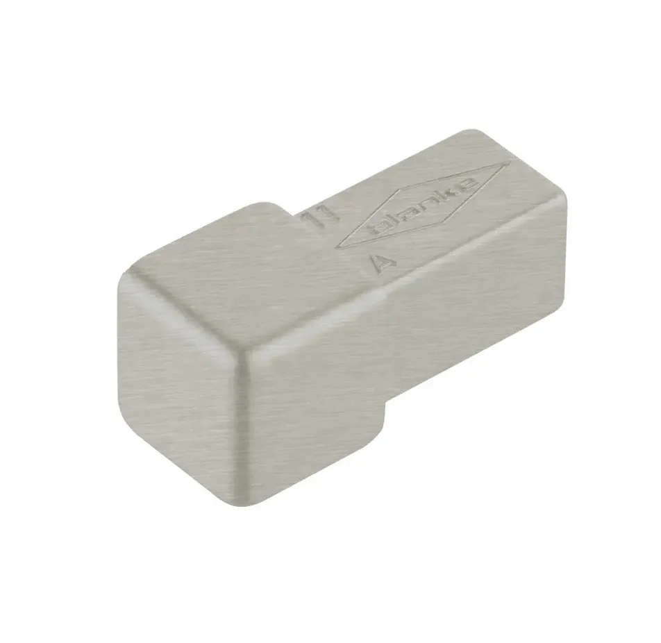 CUBELINE Eckst&uuml;ck Edelstahl-Optik