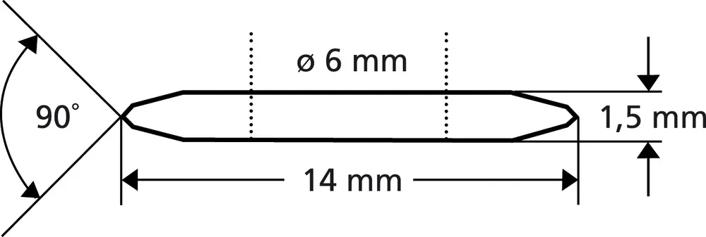 HARTMETALL-SCHNEIDRAD &Oslash; 14 MM, SB-VERPAC