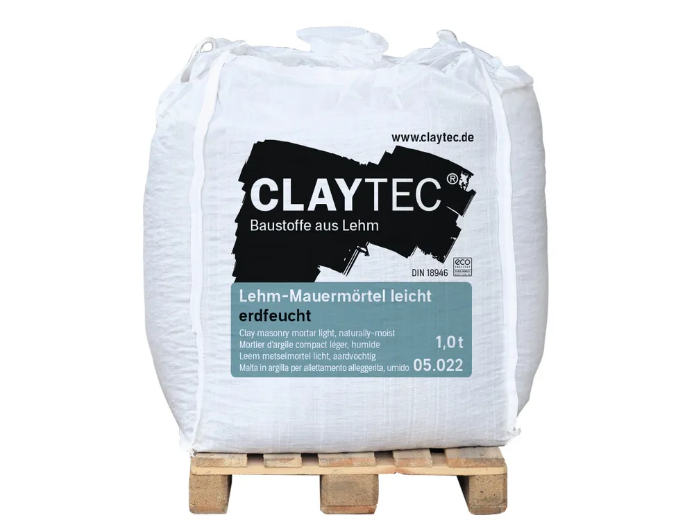 CLAYTEC Lehm-Mauerm&ouml;rtel leicht