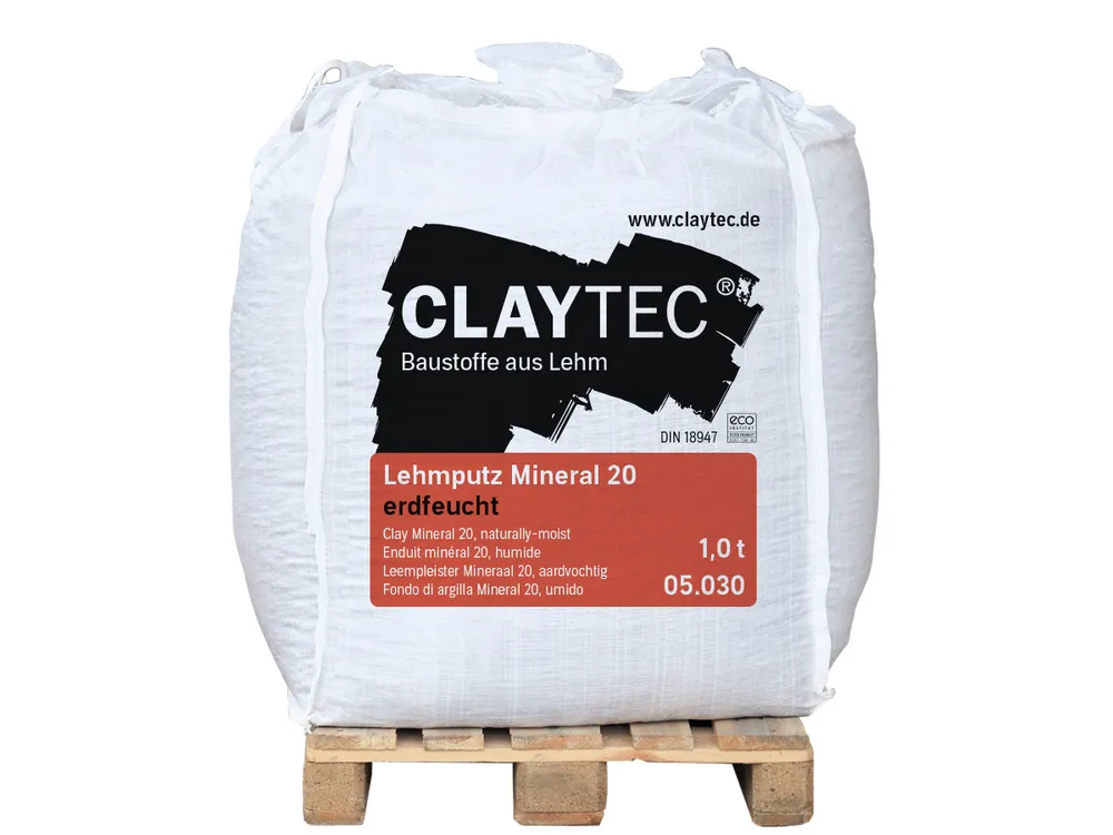 Lehmputz Mineral 20 erdf.BigBag 1 To.